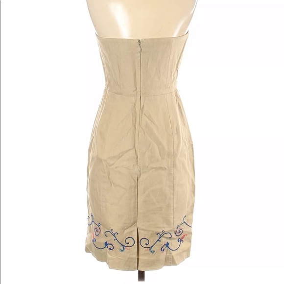 Banana Republic factory size 0 tan linen dress - Picture 5 of 7